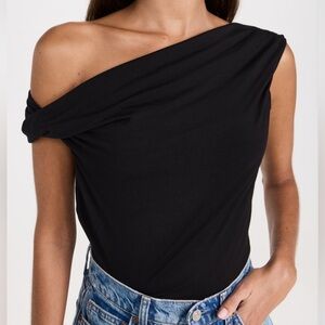 NWT Reformation Cello Knit Top in Black, Size XS, $88